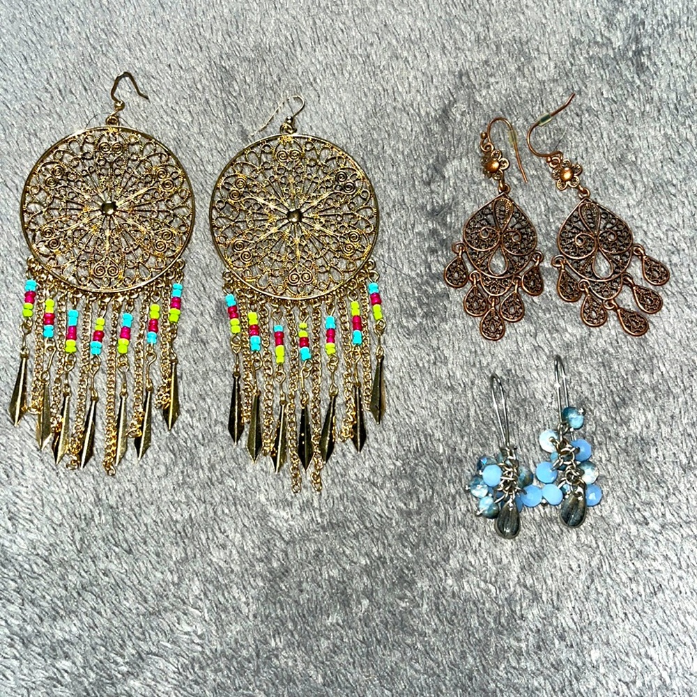 Statement earrings